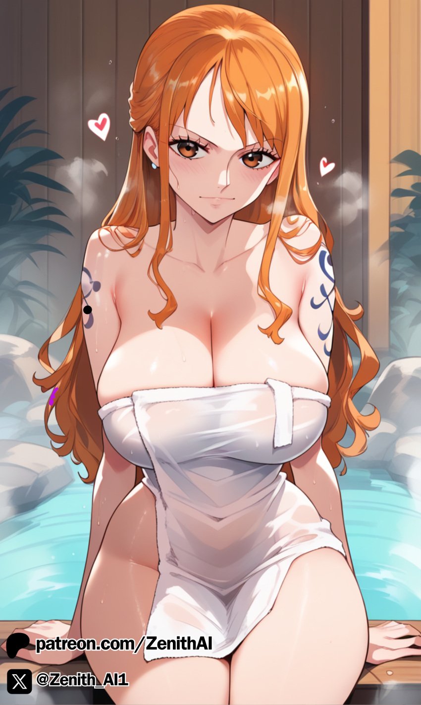 ai_generated female female_only nami nami_(one_piece) one_piece zenithai