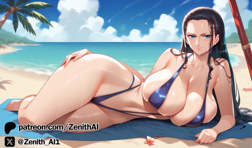 ai_generated bikini female female_only nico_robin one_piece zenithai