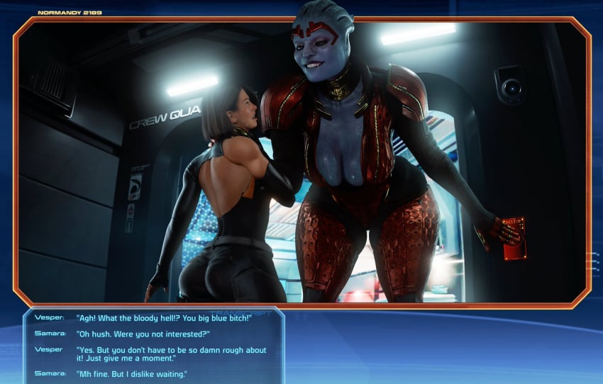 Asari (Bioware) Rule 34 Image