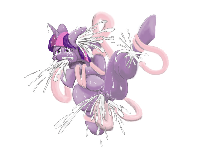 colored crying cum cum_in_ass cum_in_ear cum_in_mouth cum_in_pussy cum_inside equine friendship_is_magic horse mammal my_little_pony pony tears tentacle tria_(artist) twilight_sparkle_(mlp)