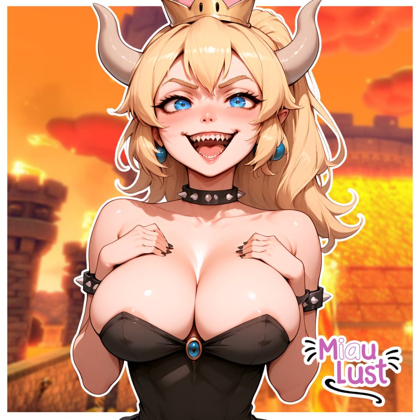 ai_generated big_breasts bowser bowser's_fury bowsette bowsette_meme mario_(series) miaulust peachette sexy super_mario_bros. super_smash_bros.