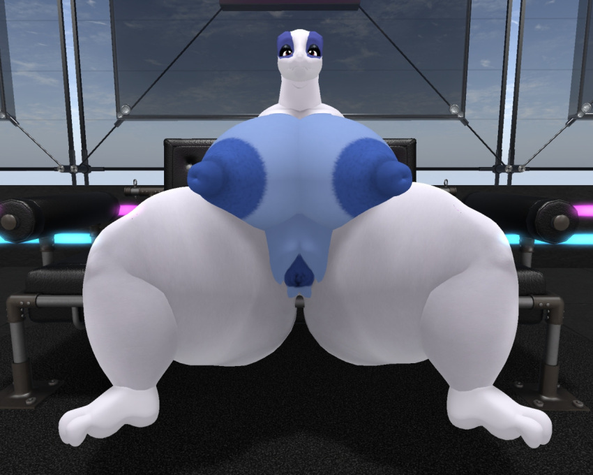 big_breasts breasts cleavage female ferialexonar huge_breasts lugia nipples pokemon pokemon_(species) pussy tagme thick_thighs wide_hips