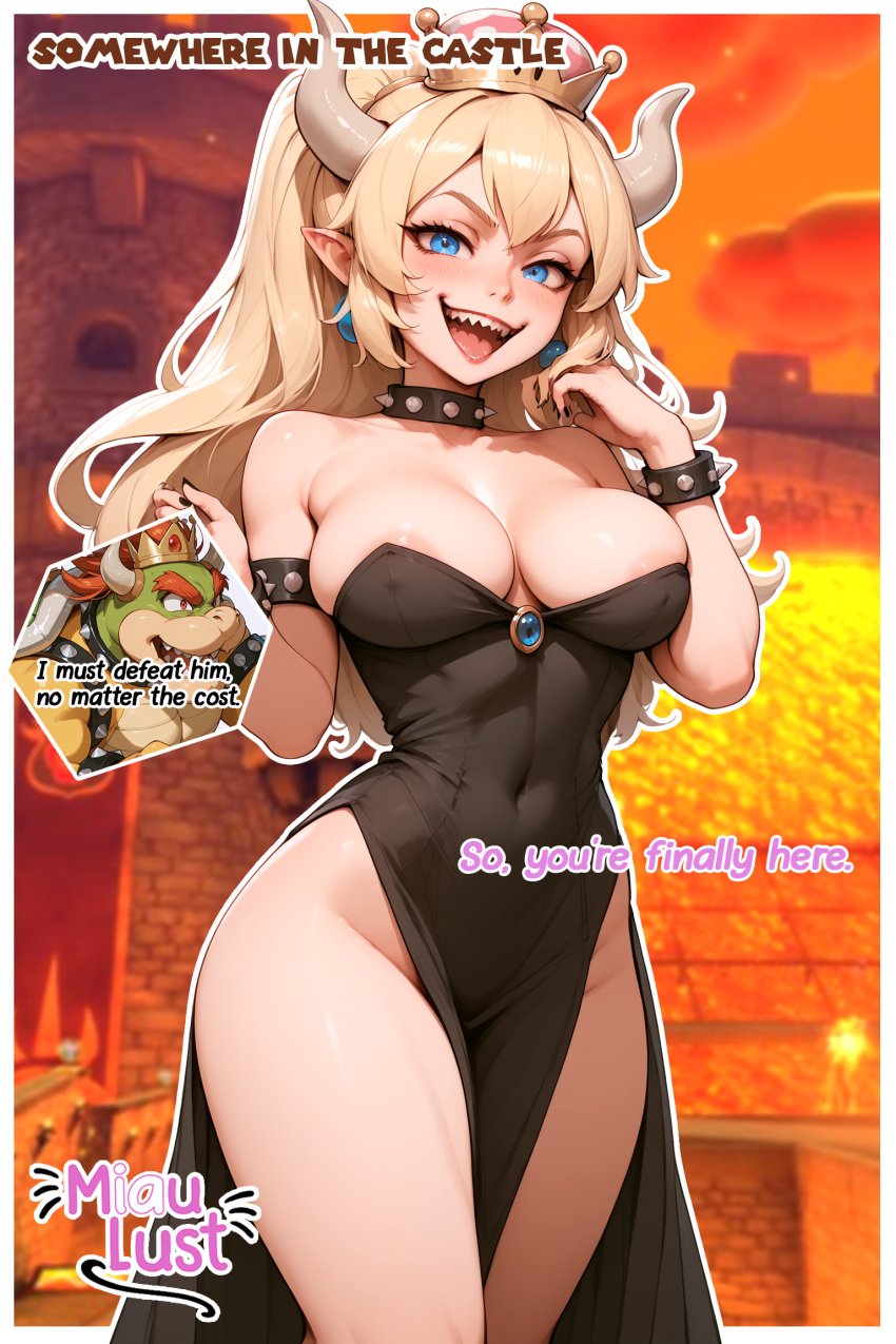 ai_generated big_breasts bowser bowser's_fury bowsette bowsette_meme mario_(series) miaulust peachette sexy super_mario_bros. super_smash_bros.