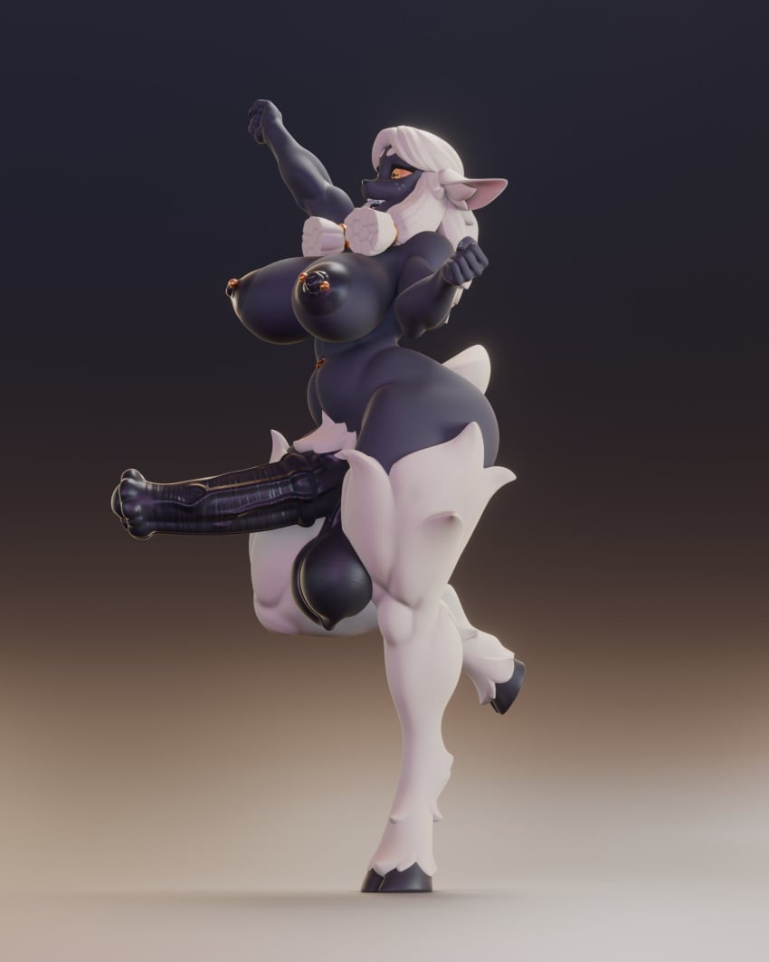 anthro futanari horsecock horsecock_futanari leodamodeler reinette_(nanokindred) sheep