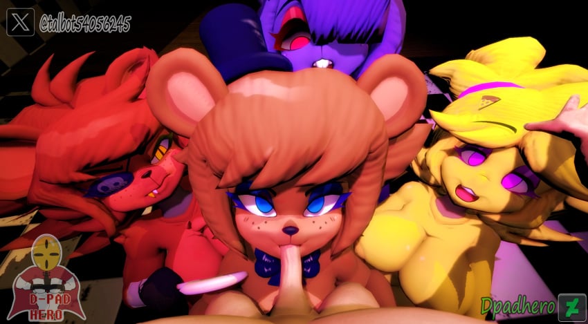 anime_style beard big_areola big_breasts bonnie_(cally3d) bonnie_(fnaf) boobs_out breasts breasts_out bunny bunny_girl chica_(cally3d) chica_(fnaf) chicken chicken_girl curvy curvy_female curvy_thighs dick fellatio female five_nights_at_freddy's five_nights_in_anime fox fox_girl foxy_(cally3d) foxy_(fnaf) freddy_(fnaf) fredina's_nightclub fredina_(cally3d) furry furry_female furry_only looking_at_another looking_at_viewer looking_back_at_viewer looking_pleasured nude nude_female nude_male penis penis_lick penis_out pov sex sfm source_filmmaker source_filmmaker_(artwork) straight sucking sucking_penis thick_hips