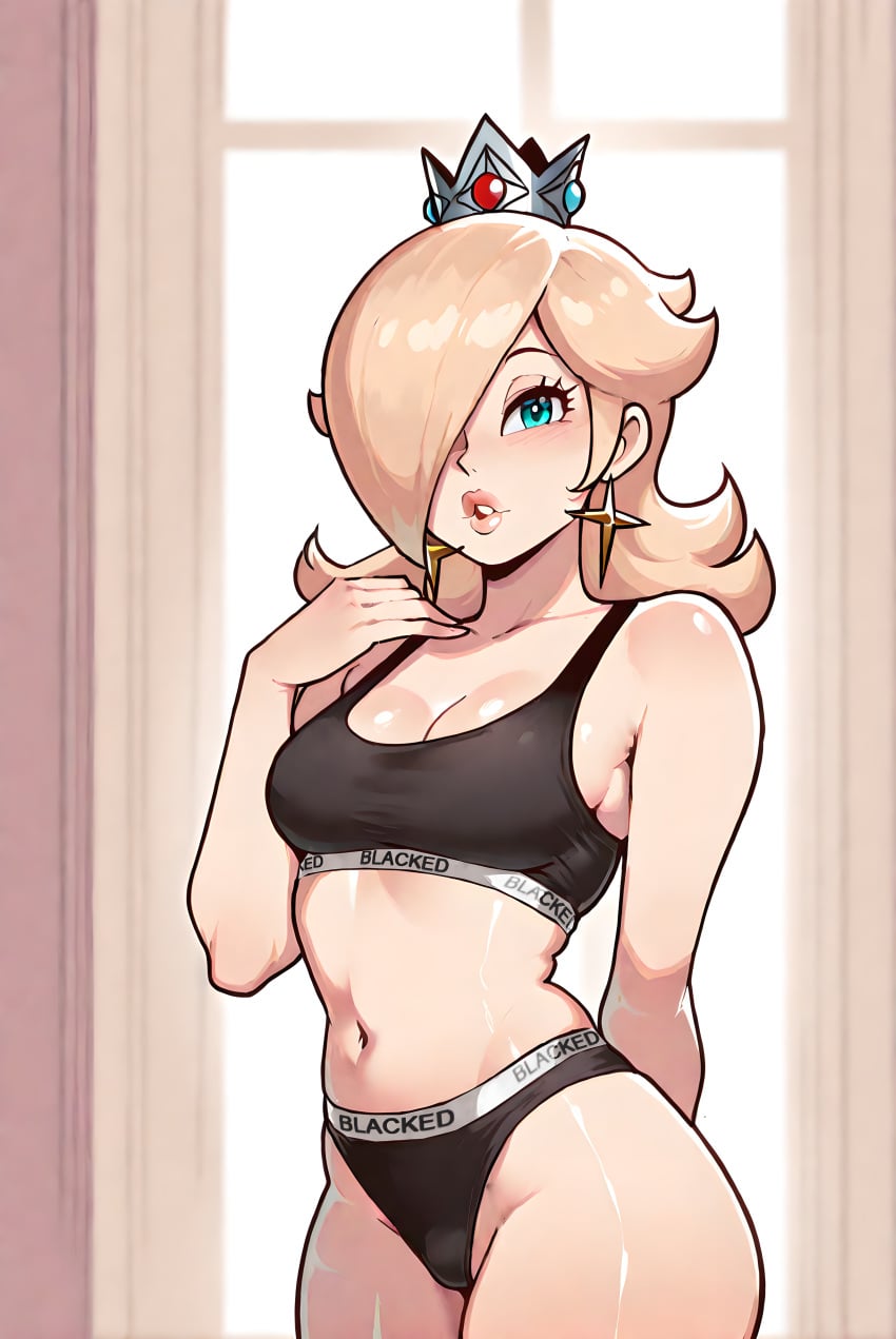 Princess Rosalina (Blacked) Rule 34 Image