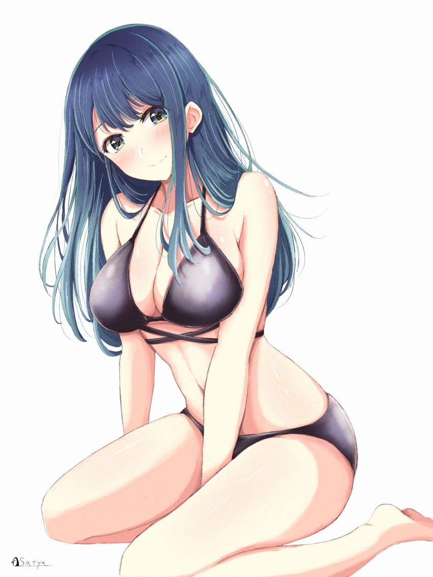1girls arm_support bare_arms bare_belly bare_calves bare_chest bare_hands bare_hips bare_knees bare_legs bare_midriff bare_navel bare_shoulders bare_skin bare_soles bare_thighs bare_toes barefoot belly belly_button big_breasts bikini bikini_bottom bikini_only bikini_top black_bikini black_bikini_bottom black_bikini_only black_bikini_top black_halterneck black_string_bikini black_swimsuit black_swimwear blue_eyebrows blue_eyes blue_eyes_female blue_hair blue_hair_female blush blush_face blushing_at_viewer blushing_female breasts busty busty_female busty_girl busty_teen cleavage collarbone curvaceous curvaceous_body curvaceous_female curvaceous_figure curvaceous_hips curvaceous_teen curvaceous_thighs curvy curvy_body curvy_female curvy_figure curvy_hips curvy_teen curvy_thighs exposed_arms exposed_belly exposed_chest exposed_hips exposed_legs exposed_midriff exposed_navel exposed_shoulders exposed_skin exposed_thighs exposed_toes female female_focus female_only full_body hair_between_eyes half_naked half_nude halterneck hand_between_legs hand_between_thighs head_tilt high_resolution high_school_student highres hourglass_figure kurokawa_akane large_breasts lean_figure lips long_hair looking_at_viewer midriff naked naked_female naked_woman narrow_waist navel nude nude_female nudity oshi_no_ko plump_breasts satya school_girl semi_nude shoulders simple_background sitting slender_body slender_waist slim_waist smile smiley_face smiling smiling_at_viewer solo string_bikini swimsuit swimwear teen_girl teenage_girl teenager thick_thighs thighs tilted_head white_background wide_hips young_female young_woman