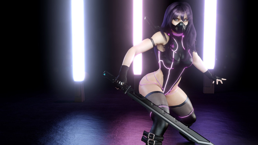 1girls 3d ass assassin breasts bust busty curvaceous curvy curvy_figure female female_focus hips hourglass_figure kori_(sevenarts) legs light-skinned_female light_skin mature mature_female purple_hair sevenarts slim_waist thesevenartsx thick thick_hips thick_legs thick_thighs thighs voluptuous waist wide_hips zfg-101-56