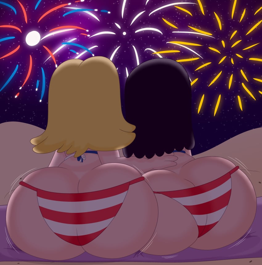 2024 20th_century_fox 2girls 3barts 4th_of_july absurd_res american_dad american_flag american_flag_bikini ass ass_cleavage beach beach_towel big_ass big_butt bikini black_hair blonde_hair bubble_ass bubble_butt butt_crack butt_squish child_bearing_hips curvaceous curvy curvy_body curvy_female curvy_figure daughter detailed_background digital_drawing_(artwork) digital_media_(artwork) duo duo_focus enormous_ass enormous_butt female female_focus female_only fingers fireworks francine_smith gigantic_ass gigantic_butt hayley_smith hi_res holidays huge_ass huge_butt huge_hips large_ass large_butt light-skinned_female light_skin long_hair massive_ass massive_butt mature_female milf mother mother_and_child mother_and_daughter motion_lines night outside round_ass round_butt sitting skimpy skimpy_bikini thick_ass thick_butt voluptuous wide_hips