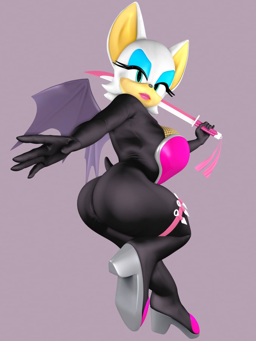 1girls 3d 3d_model anthro bubble_butt defaultuser12 female female_only furry furry_only mobian mobian_(species) mobian_bat ninja ninja_girl omegasunburst rouge_the_bat sega solo sonic_(series) sonic_adventure_2 sonic_the_hedgehog_(series)