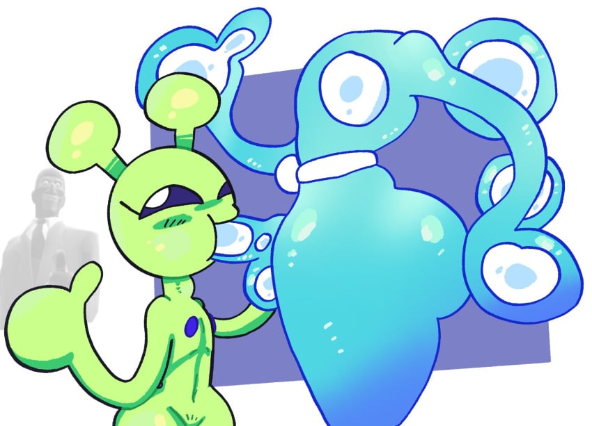 1futa 1girls 2_antennae alien alien_humanoid antennae_(anatomy) aqualateons ass balls belt big_butt blue_balls blue_body blue_butt blue_goo blue_penis blush boba_(mschaox) body_part_in_mouth duo erection eyelashes faceless_character faceless_gynomorph faceless_intersex fellatio female female_humanoid flat_chested futa_on_female futanari genitals gesture glistening_antennae goo_body goo_creature goo_humanoid goo_penis green_antennae green_blush green_body green_pubes green_skin gynomorph gynomorph_humanoid hand_gesture hi_res huge_cock humanoid humanoid_penis intersex intersex/female intersex_humanoid looking_at_viewer lunabella_(mschaox) mschaox6 nipples not_furry nude_female nude_humanoid oral penile penis penis_in_mouth pubes pubic_stubble purple_eyes purple_nipples sex side_view spy_(team_fortress_2) standing team_fortress_2 thick_thighs thumbs_up valve white_belt wide_hipped_gynomorph wide_hipped_humanoid wide_hipped_intersex wide_hips