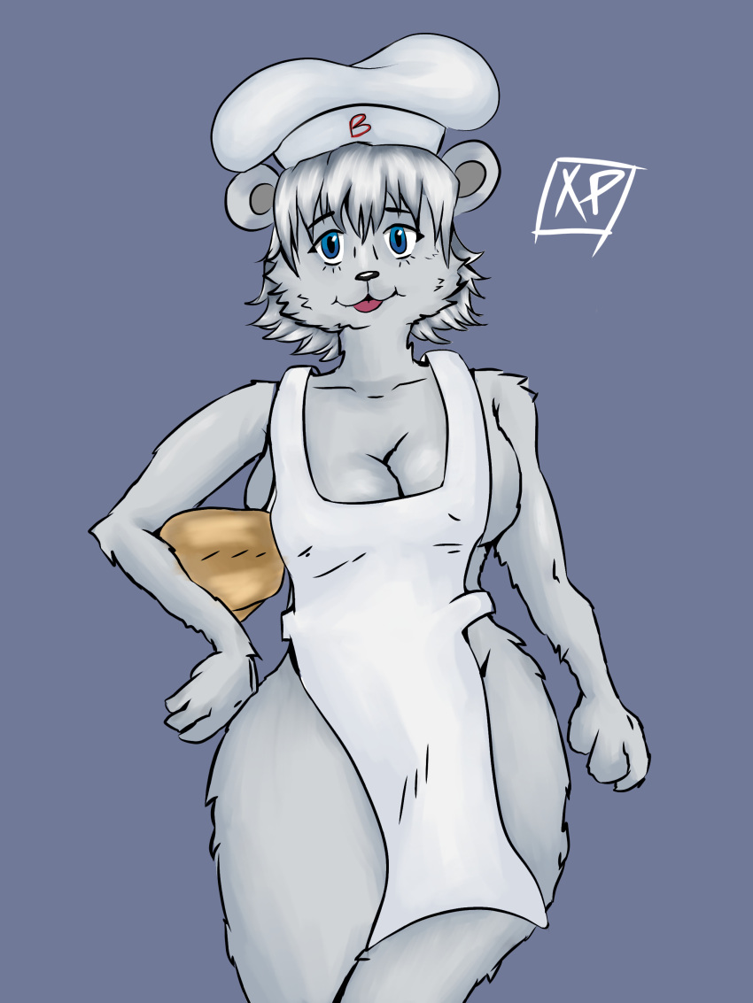 anthro bimbo bimbo_bear bimbo_bread breasts fur furry furry_breasts furry_female