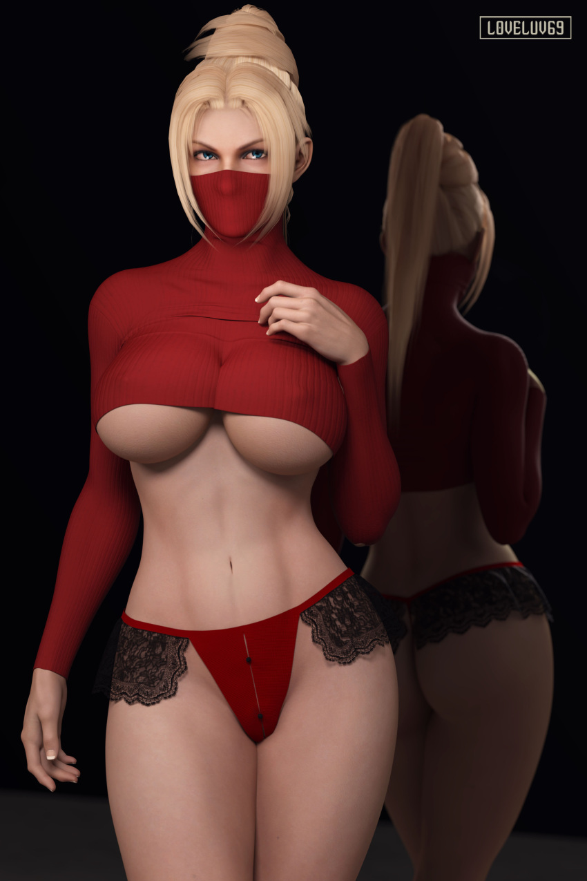 3d big_breasts blonde_hair breasts busty dead_or_alive female female_focus female_only hourglass_figure long_hair loveluv69 ninja_gaiden rachel_(ninja_gaiden) tagme wide_hips