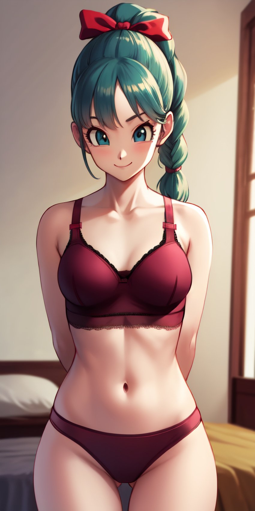 ai_generated blue_hair bulma bulma_(dragon_ball) bulma_briefs dragon_ball dragon_ball_z solo