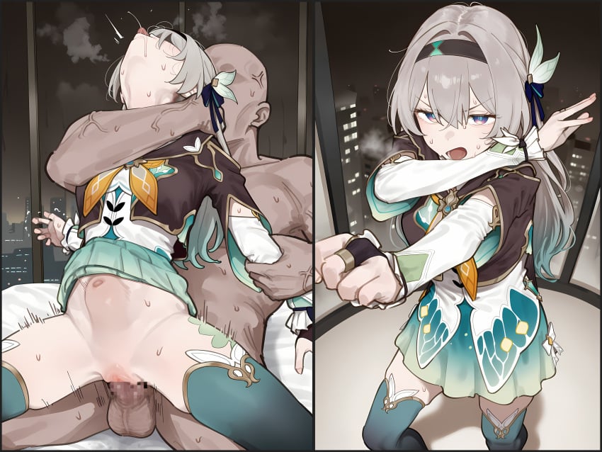 1girl 2koma abs absurdres age_difference ahegao ai_generated anime_style ass bald bbc bbc_slave big_penis black_male blacked breasts breeding bull cheating cuckold cuckolding curvy dark-skinned_male dark_skin deep_penetration firefly_(honkai:_star_rail) hentai hi_res high_quality high_resolution honkai:_star_rail hotaru_(firefly) huge_cock interracial large_penis light-skinned_female male_domination masterpiece medium_breasts muscular muscular_male netorare nipples ntr nude pale_skin patreon patreon_username petite petite_body petite_female pussy raceplay reverse_cowgirl_position reverse_suspended_congress sex sitting_on_lap size_difference spread_legs surprised sweat teen teen_girl teenage teenage_female teenage_girl teenage_tits teenager thighs tongue_out voluptuous yonzu9797