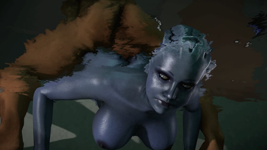 3d animated asari breasts female liara_t'soni ltr300 mass_effect sex source_filmmaker underwater