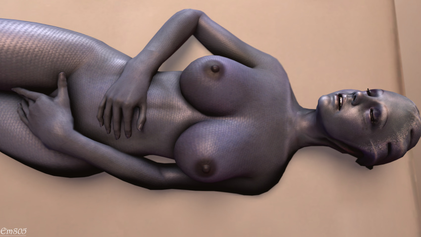 3d asari breasts em805 female liara_t'soni mass_effect solo source_filmmaker