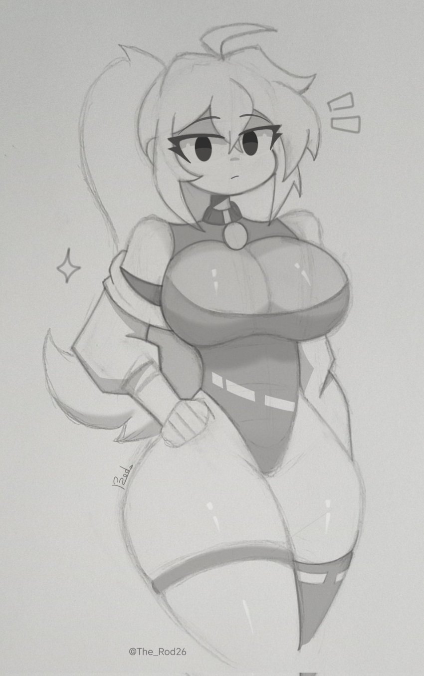 1girls breasts female female_only looking_at_viewer solo solo_female tagme the_rod26 thick_thighs thighs