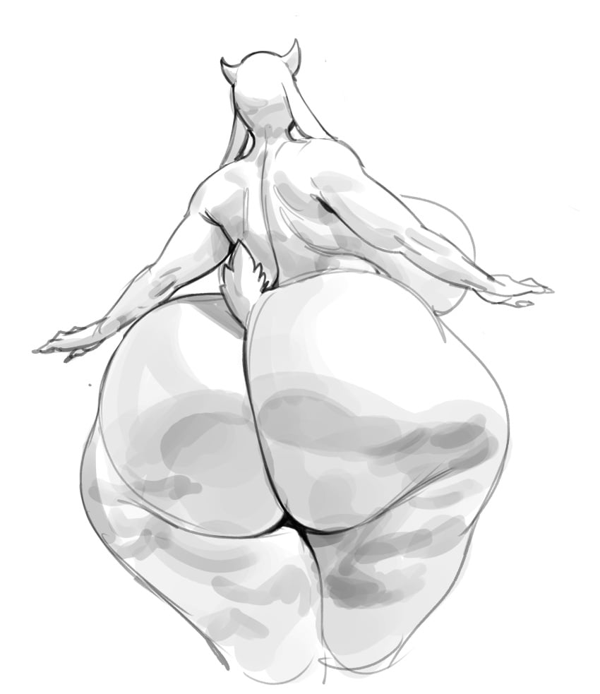 ass boss_monster breasts dankwoll female horns huge_ass huge_breasts monster thick_thighs toriel undertale video_games wide_hips