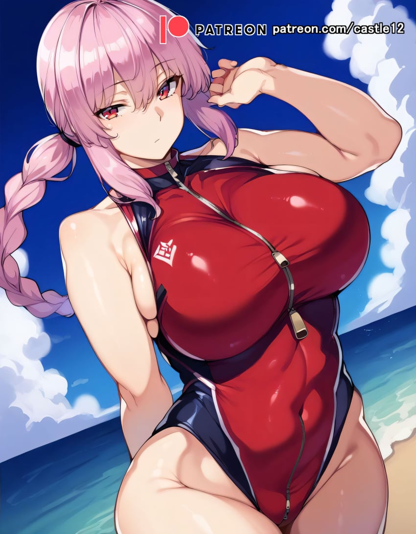 1girls ai_generated alternate_breast_size ass ass_focus big_breasts bikini blowjob breasts busty castle12 cowgirl_position cum cum_in_mouth cum_in_pussy cum_inside curvaceous curvy curvy_body curvy_female curvy_figure doggy_style fate/grand_order fellatio female florence_nightingale_(fate) from_behind_position huge_breasts irrumatio large_breasts missionary_position nipples pussy_focus reverse_cowgirl_position spooning spread_legs sweat sweating sweaty sweaty_body sweaty_breasts swimwear thick_thighs thighs venus_body voluptuous