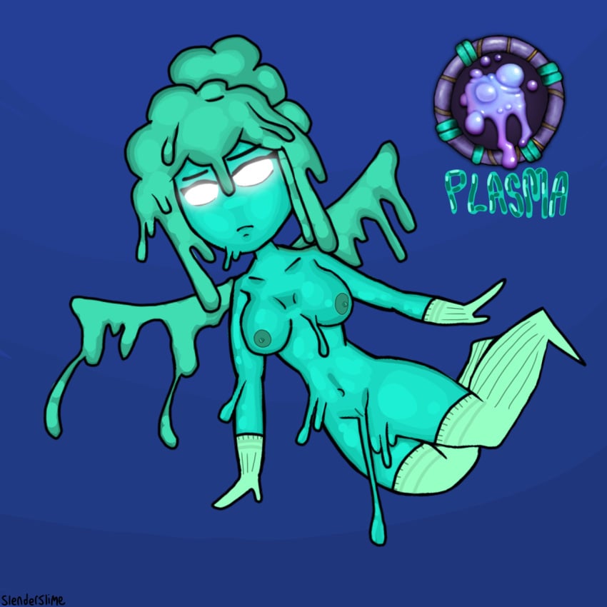 breasts elemental elemental_creature elemental_humanoid ethereal ethereal_monster female girl monster monster_girl msm my_singing_monsters naked nipples no_clothes nude nude_female plasma slime slime_girl