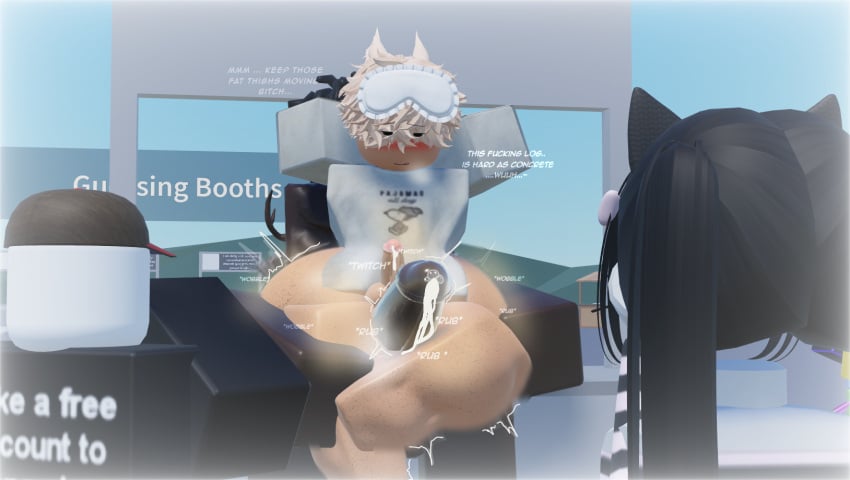 2boys 3d aro aro_(roblacked) ass_grab comparing_penis dark-skinned_male fat_ass femboy gay good_comforter leaking_cum male_only moaning_in_pleasure musk musk_clouds public rate_my_avatar roblox roblox_avatar roblox_game robloxian rubbing shortstack sitting_on_lap source_request thigh_sex twitching voluptuous_male wobble wobbling_ass