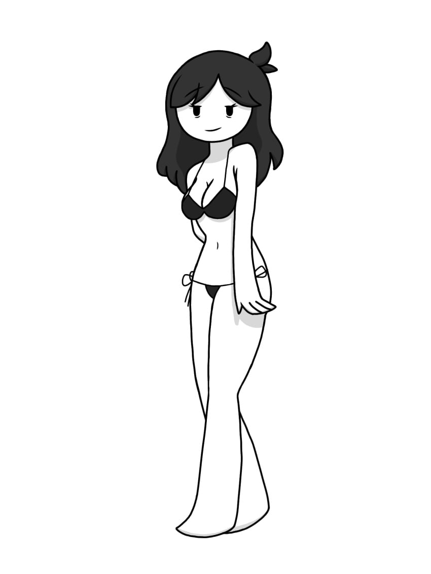 1girls akim_j bikini black_hair female jaiden_animations jaidens_mom long_hair milf mother no_penetration youtube youtuber