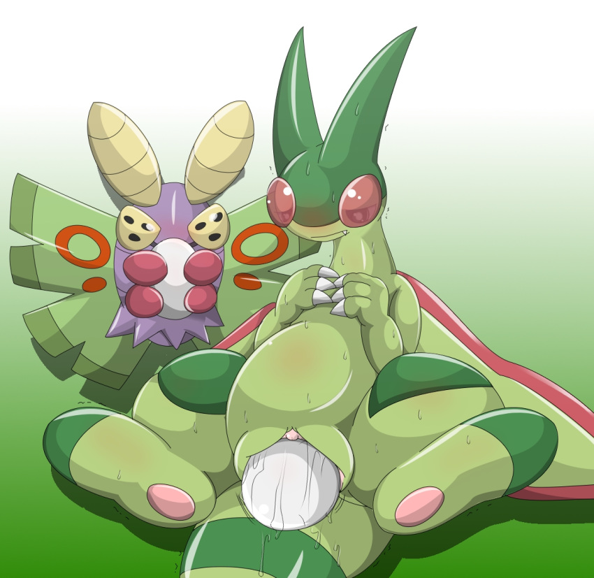 arthropod blush claws clitoris duo dustox egg egg_laying female feral flygon insects male mammal nintendo penis pokémon_(species) pokemon pokemon_(species) pokemon_rse pussy pussy_juice sex type video_games wings