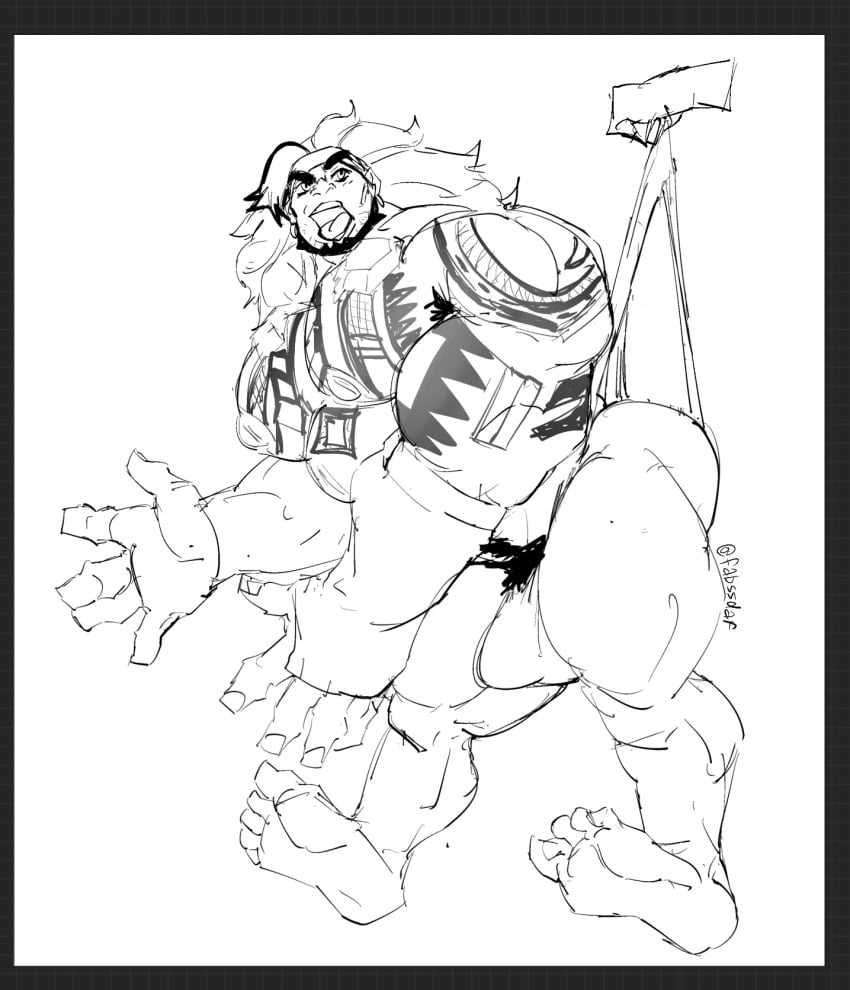 Mauga (Overwatch) Rule 34 Image