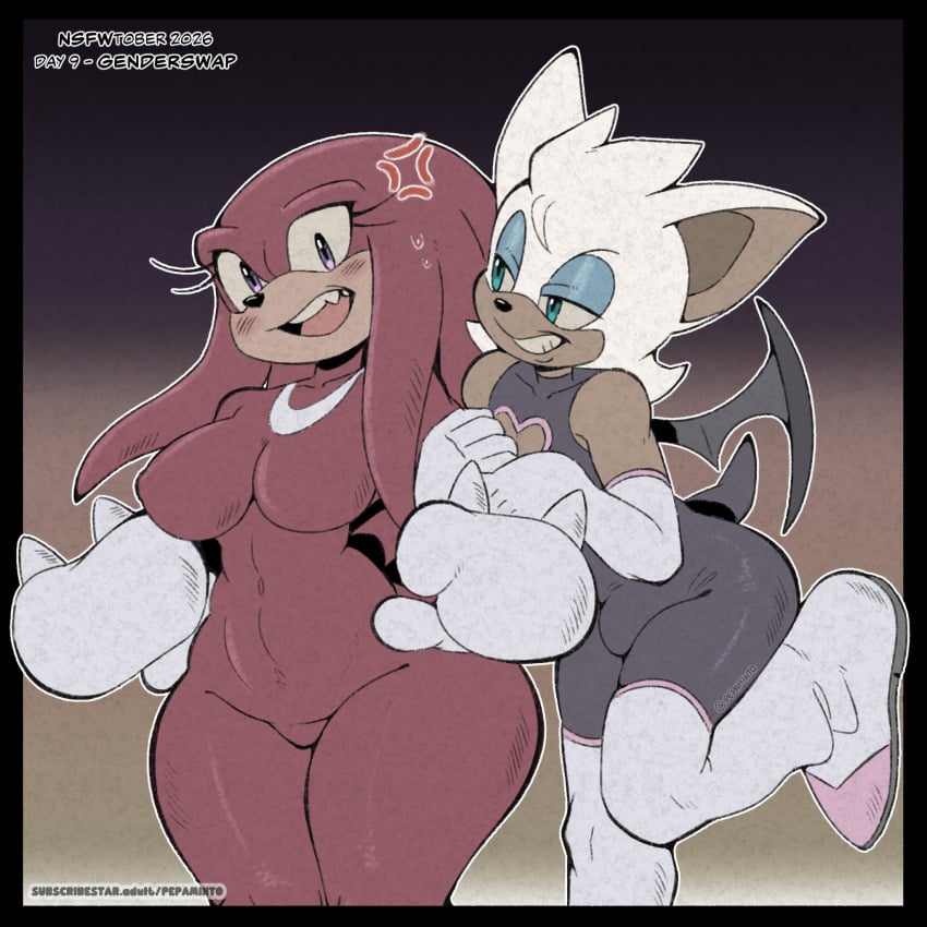 Knuckles The Echidna (Sonic (Series)) Rule 34 Image