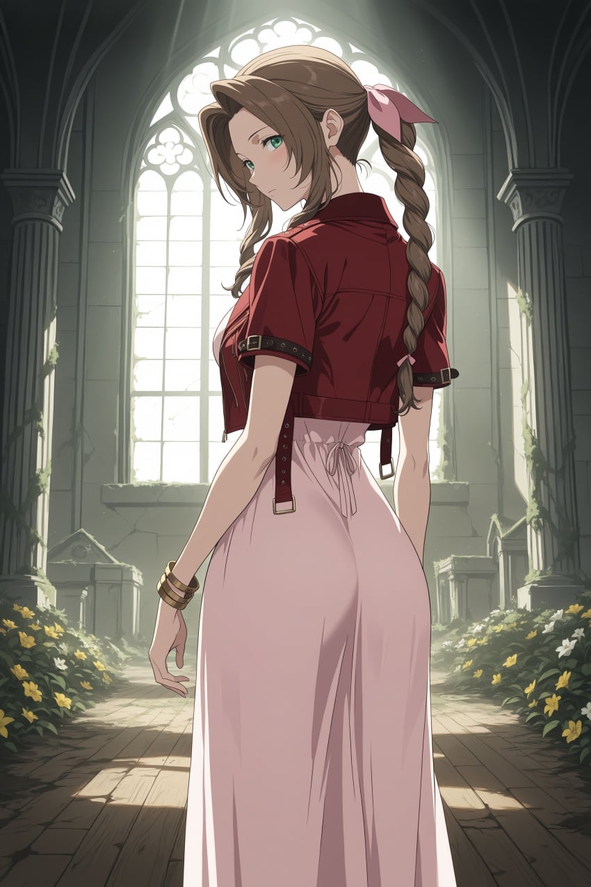 Aerith Gainsborough (Final Fantasy Vii) Rule 34 Image