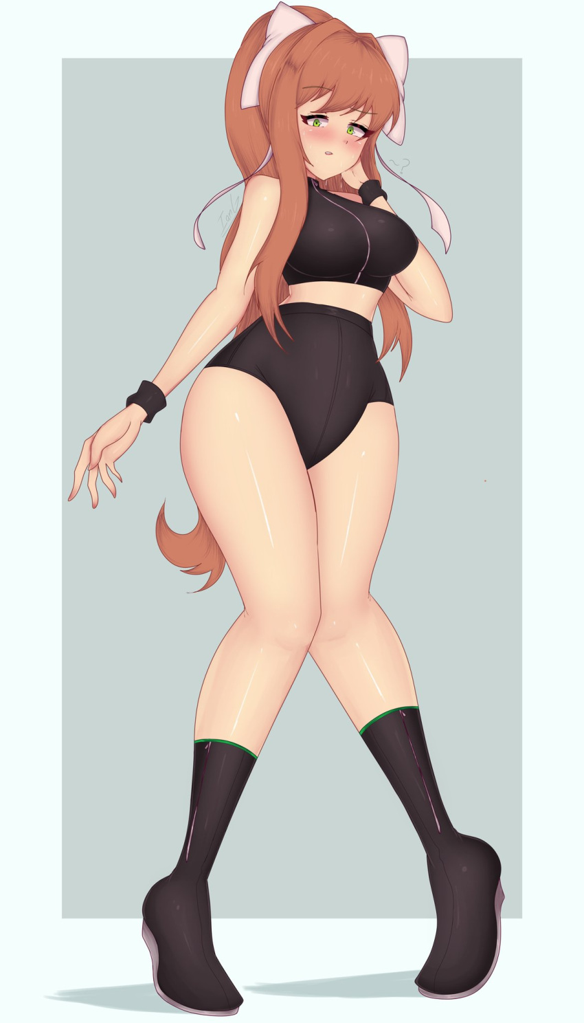 Monika (Doki Doki Literature Club) Rule 34 Image