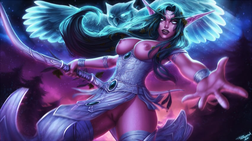 Night Elf (World Of Warcraft) Rule 34 Image