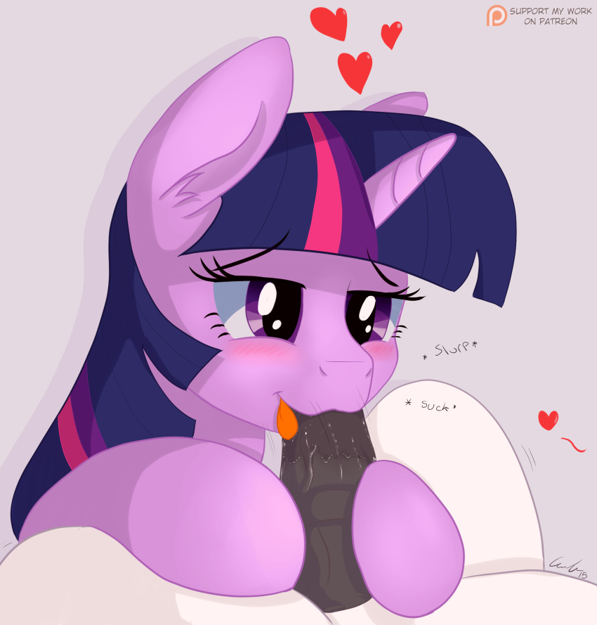 2015 animal_genitalia animal_penis duo english_text equine equine_penis faceless_male female feral friendship_is_magic fur hair heart hi_res horn horsecock male mammal matimus91 my_little_pony oral penis purple_eyes purple_fur purple_hair straight text twilight_sparkle_(mlp) unicorn