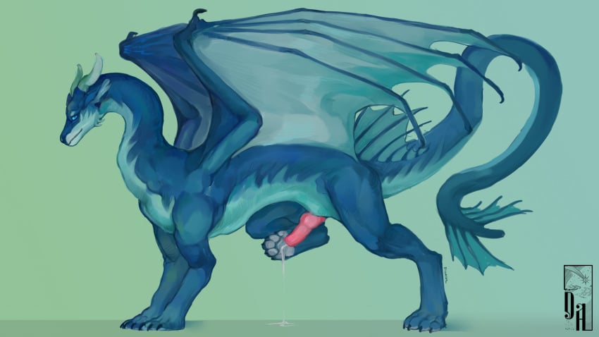 autofootjob azmerond black_claws blue_body blue_eyes blue_membrane blue_scales bodily_fluids claws cum diorionarh dragon erection feet feral foot_fetish foot_play genital_fluids genitals grey_pawpads hi_res horn knot male masturbation membrane_(anatomy) membranous_wings mythological_creature mythological_scalie mythology pawpads penile penis pink_knot pink_penis scales scalie solo white_horn wings