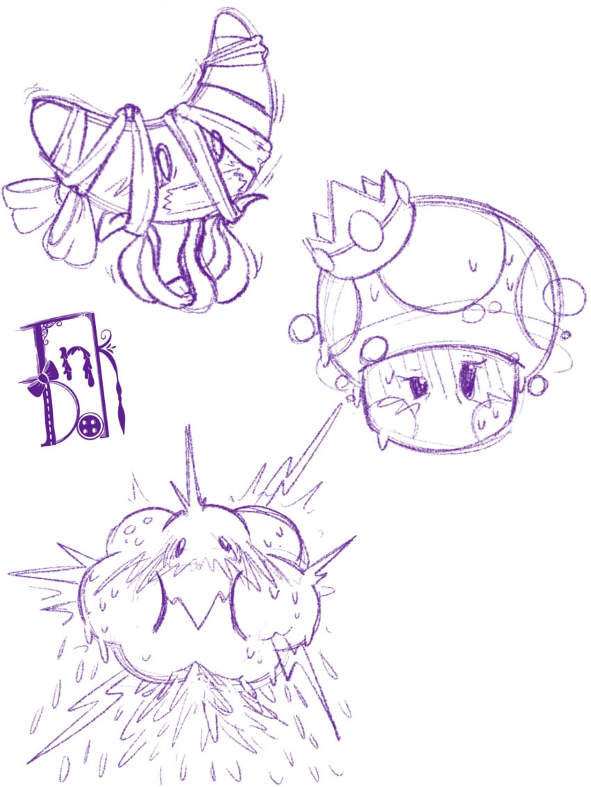 air_creature ambiguous_gender animate_inanimate blush bodily_fluids bondage bondage boomerang_flower bound bow_ribbon dizzy dripping drunk duct_tape ejaculation elemental_creature female flora_fauna forced fungi_fauna fungus genital_fluids golden_mushroom group hi_res inkdoll lakitu's_cloud mario_bros mushroom nintendo orgasm plant pussy_ejaculation raining ribbons shocked solo substance_intoxication super_mario_odyssey sweat tape vaginal_fluids