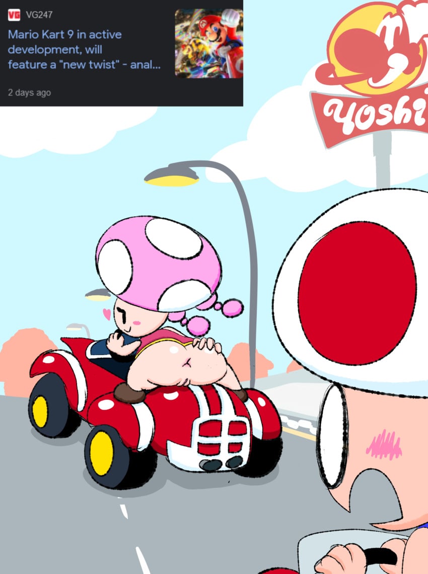 1female1male 1male1female anus article ass background blush bottomless driving female grabbing grabbing_ass grabbing_own_ass jrm2002alt kart male mario_(series) mario_kart meme mushroom_boy mushroom_cap mushroom_girl mushroom_humanoid needy news nintendo nintendo_switch_2 pussy round_ass round_butt seductive_eyes shiny_ass shocked shocked_expression shocked_eyes shocked_face shocked_look shocked_male showing_anus showing_ass smug spread_ass spread_legs spreading toad_(mario) toadette twintails wanting_sex