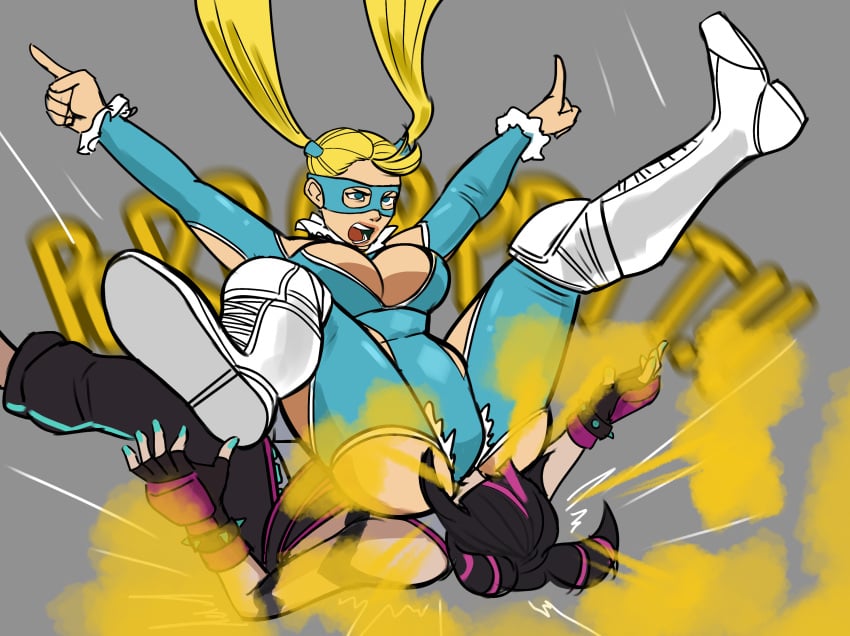 fart fart_fetish farting_in_face juri_han lolotron6 rainbow_mika street_fighter