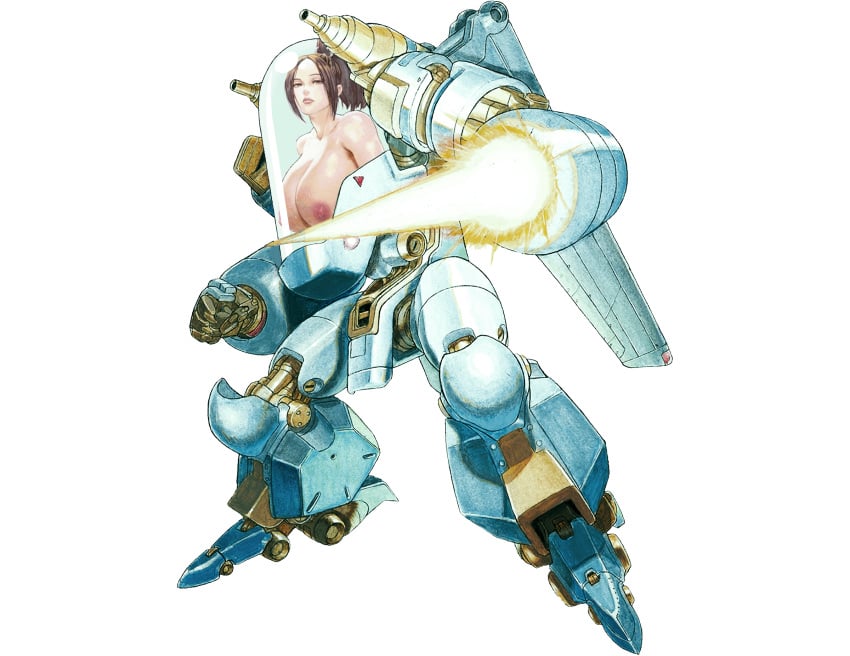 1girls brown_hair capcom completely_nude completely_nude_female cyberbots cybermai edit edited edited_image edited_official_artwork female female_only helion_(cyberbots) kasai_x3 king_of_fighters large_breasts lejeanx3 mai_shiranui mech mech_suit mecha nipples nude nude_female ponytail snk solo