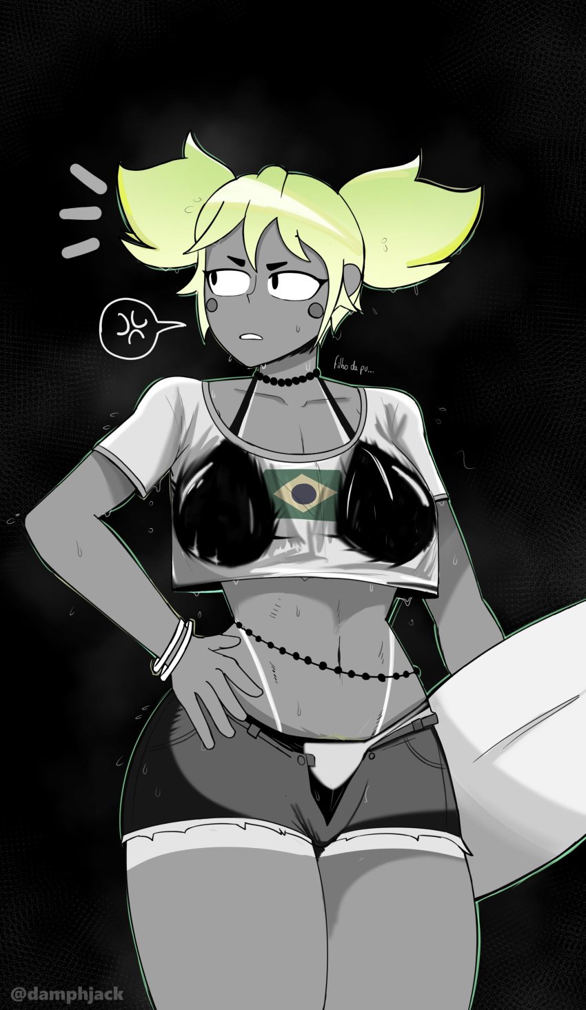 artist_request bodysuit female female_only mandy_(brawl_stars) ready_to_fuck semi_nude sexy_pose tagme