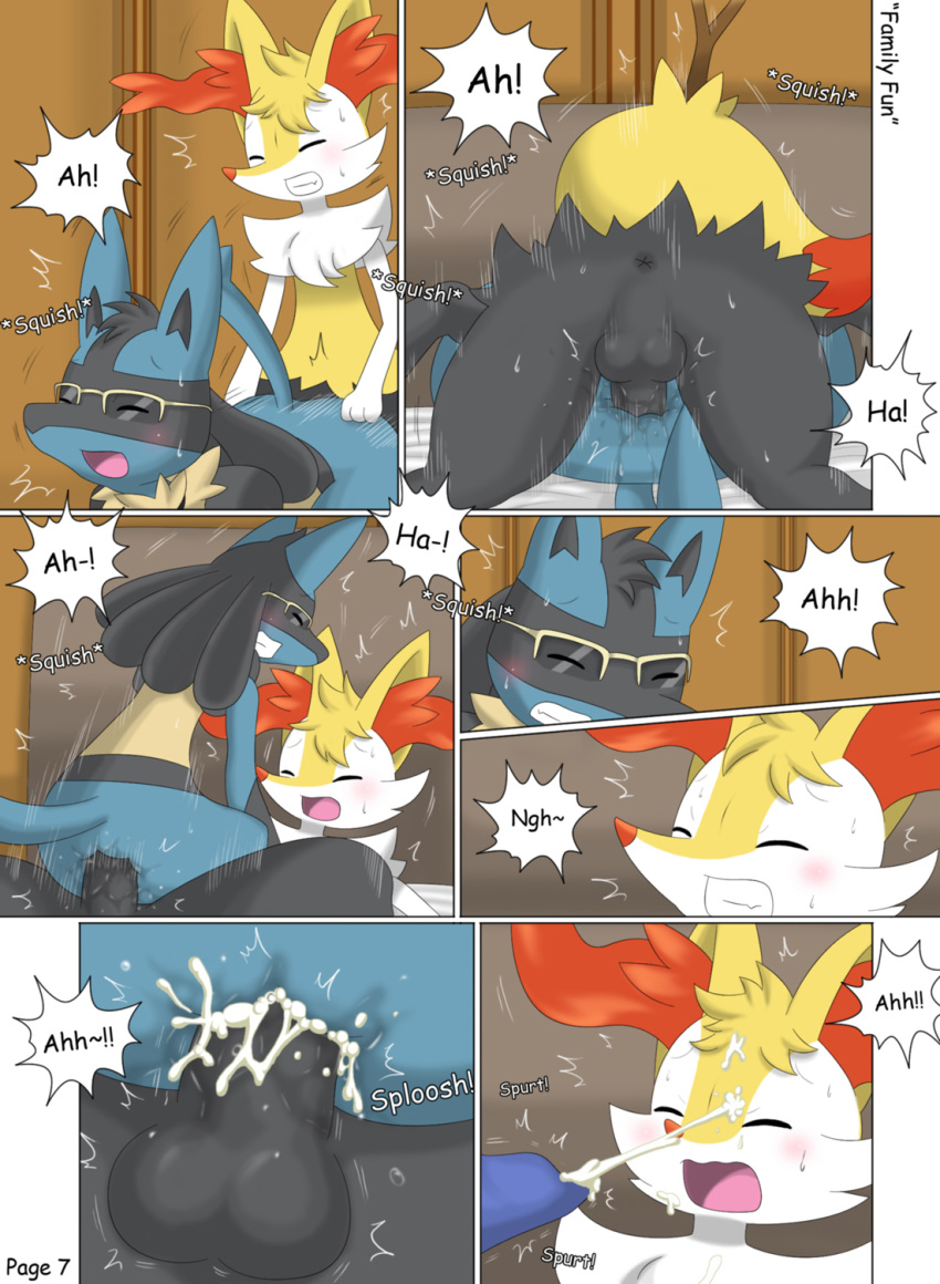 akiru_cario anal ass balls braixen cum incest lucario male nintendo orgasm page_7 penetration penis pokemon pokemon_(species) video_games winick-lim yaoi