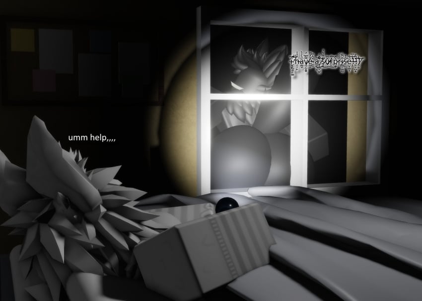 2males 3d 3d_(artwork) alternate_(mandela_catalogue) alternate_(species) ass ass_against_glass big_ass big_ass_(male) bottom_heavy_femboy femboy flashlight furry gay huge_ass huge_butt male male_only mandela_catalogue massive_ass massive_butt mermio mermio_(oc) roblox robloxian tagme