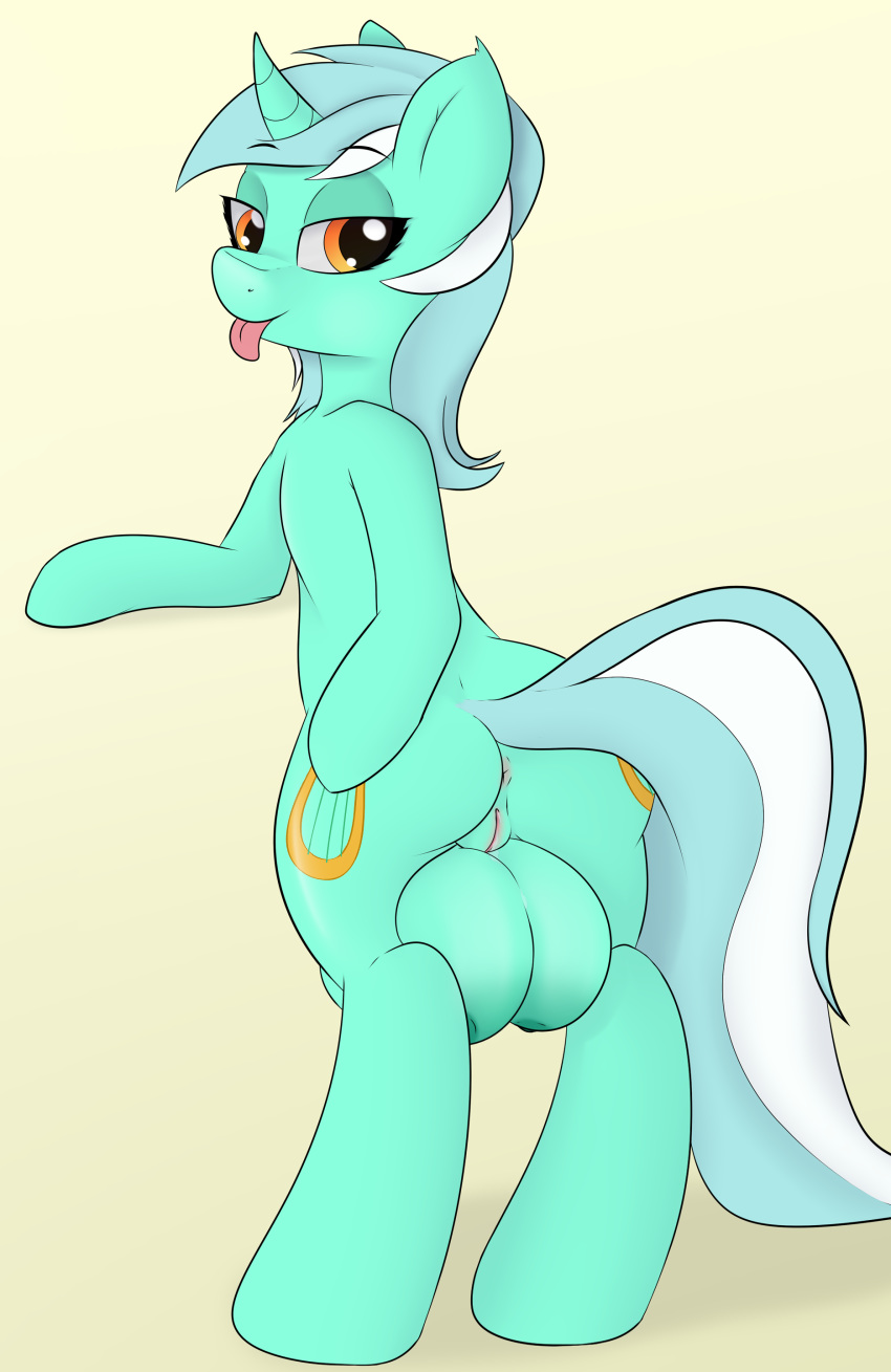 ass big_crotchboobs booponies crotchboobs equine female horse lyra_heartstrings_(mlp) mammal my_little_pony pony pussy