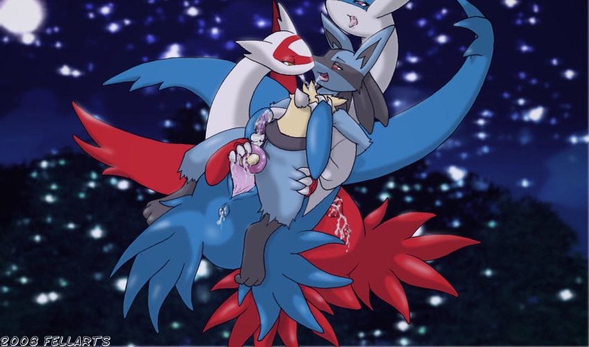 2008 fellarts latias latios lucario pokemon pokemon_(species)