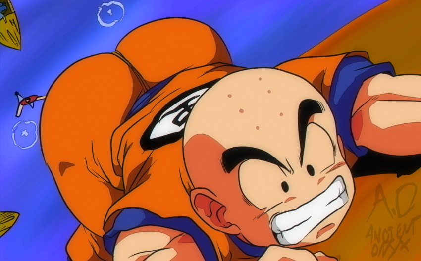 1boy ancient-onyx ass ass_up bald big_ass big_butt butt cling clinging dragon_ball dragon_ball_(series) dragon_ball_z edit fat_ass fat_butt femboy fully_clothed hanging_on huge_ass huge_butt krillin kuririn male male_only screenshot screenshot_edit sfw shounen_jump shueisha solo thick_ass thick_butt toei_animation