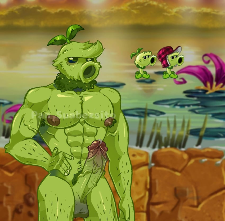 Primal Peashooter (Pvz) Rule 34 Image