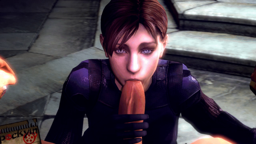 3d animated capcom fellatio female handjob jill_valentine jill_valentine_(julia_voth) lost_in_nightmares male pockyinsfm resident_evil resident_evil_5 resident_evil_revelations source_filmmaker uncensored