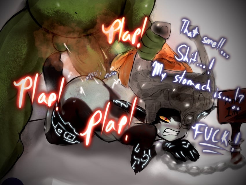 anal anal_only anal_sex ass big_penis chains dirty dirty_anal fart fart_fetish goblin goblin_female imp imp_midna interspecies jyo midna nintendo orc penis scat sex tagme twilight_princess