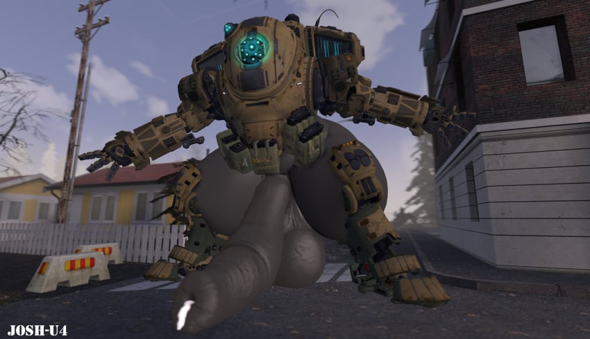 1_eye 1boy 3d 3d_model 3d_render absurd_res absurd_resolution absurdres balls blue_light digital_media digital_media_(artwork) foreskin foreskin_overhang hi_res high_resolution highres hyper hyper_balls hyper_genitalia hyper_penis hyper_testicles jockstrap_removed josh-u4 leaking leaking_cum leaking_penis male penis robot robot_boy robot_humanoid robot_penis scorch_(titanfall) tagme thick thick_ass thick_butt thick_hips thick_legs thick_penis thick_thighs titanfall uncircumcised