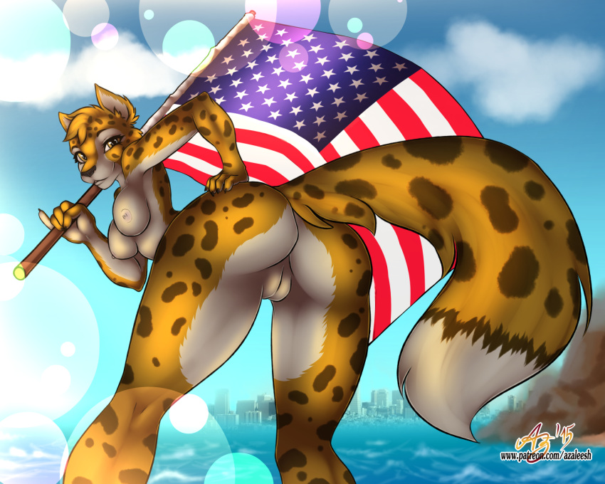 4thjuly american_flag ass azaleesh beach bikini canine cheetah clothing copperback01 feline flag fox hybrid kiku leopard mammal nipples nude sea seaside skyline smiles swimsuit vagina water